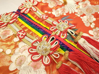 平和屋本店●色打掛 お引きずり 和装 婚礼 結婚式 花嫁 神社挙式 駒刺繍 総刺繍 立波飛鶴文 松竹梅 金銀糸 十二単風 逸品 DABF5820du