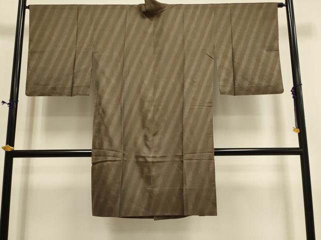 平和屋着物▽道中着　スリーシーズン　春夏秋　塵除け　紗　霞文　ロング丈　正絹　逸品　DABF5830du