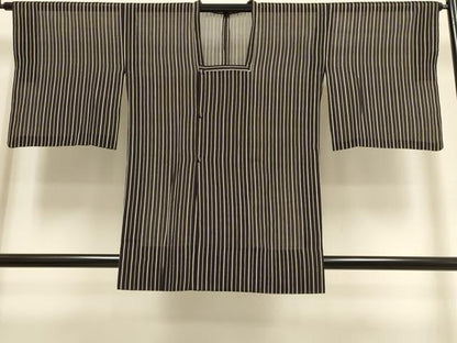 平和屋着物▽道行コート　スリーシーズン　春夏秋　塵除け　紗紬　間道　正絹　逸品　DABF5831du