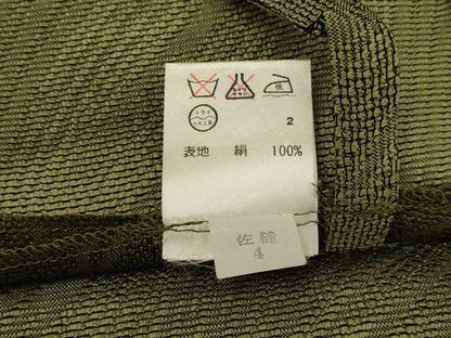 平和屋着物▽道行コート　スリーシーズン　春夏秋　塵除け　流水紋紗　梅幸茶色　正絹　逸品　DABF5841du