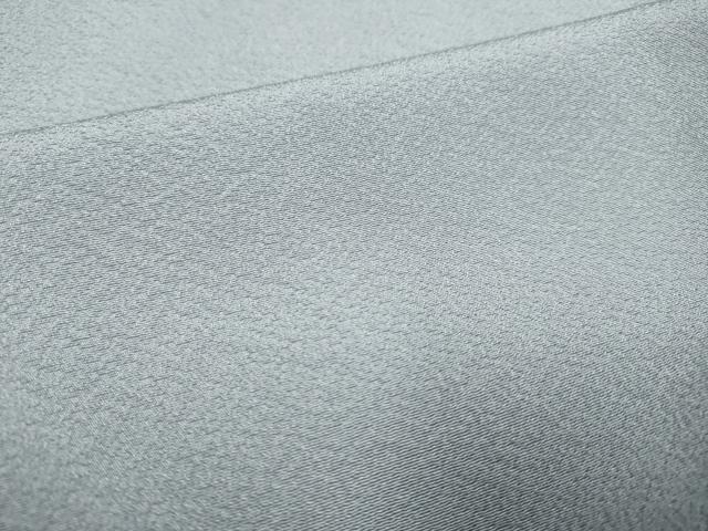 平和屋着物▽上質な色無地　単衣　桔梗鼠色　正絹　逸品　DABF5843du
