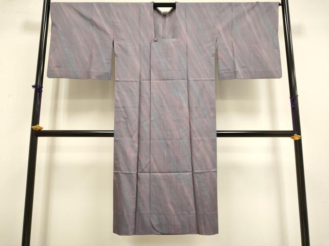 平和屋着物▽道行コート　スリーシーズン　春夏秋　塵除け　霞文　伊勢丹扱い　ロング丈　正絹　逸品　DABF5845du
