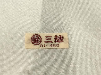 平和屋着物▽小紋　単衣　菊　三越扱い　洗える着物　DABF5862du