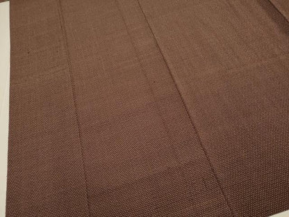平和屋着物▽本塩沢　単衣　蚊絣　正絹　逸品　未使用　DABF5868du