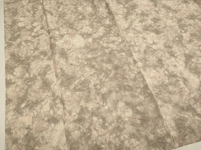 平和屋着物▽上質な小紋　単衣　霞文　正絹　逸品　DABF5900du