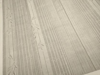 平和屋着物▽上質な紬　単衣　笹間道　正絹　逸品　DABF5901du