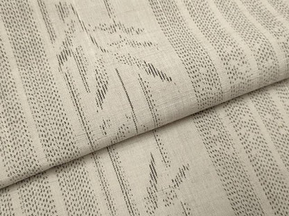 平和屋着物▽上質な紬　単衣　笹間道　正絹　逸品　DABF5901du