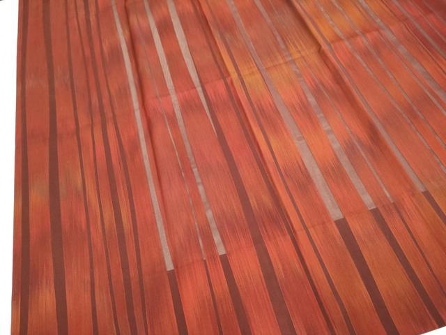 平和屋着物▽道行コート　スリーシーズン　春夏秋　塵除け　間道　ロング丈　正絹　逸品　DABF5934du
