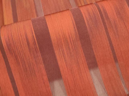 平和屋着物▽道行コート　スリーシーズン　春夏秋　塵除け　間道　ロング丈　正絹　逸品　DABF5934du