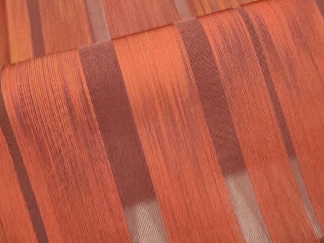 平和屋着物▽道行コート　スリーシーズン　春夏秋　塵除け　間道　ロング丈　正絹　逸品　DABF5934du