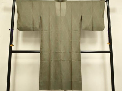 平和屋着物▽道行コート　スリーシーズン　春夏秋　塵除け　霞文　ロング丈　正絹　逸品　DABF5938du