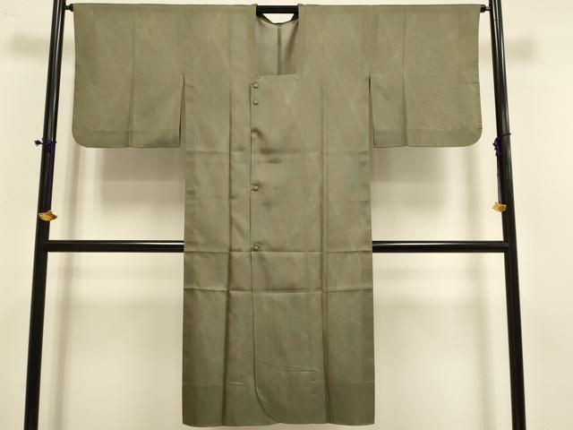 平和屋着物▽道行コート　スリーシーズン　春夏秋　塵除け　霞文　ロング丈　正絹　逸品　DABF5938du