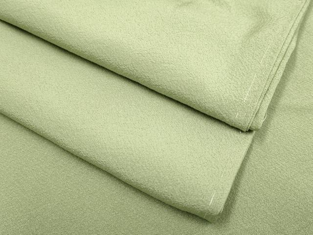 平和屋着物●上質な色無地　鶸茶色　正絹　逸品　未使用　DABF5989du