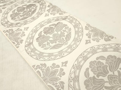 平和屋着物◎六通柄袋帯　花丸文　正絹　逸品　DABF6017zy