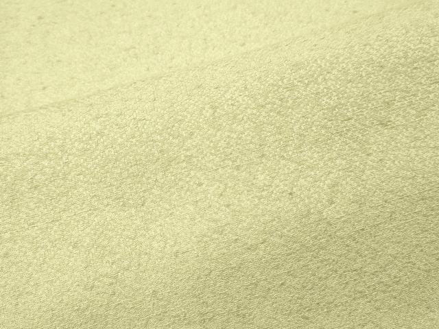 平和屋着物■上質な色無地 霞地紋 若芽色 正絹 逸品 DABF6030zy