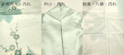 平和屋着物■訪問着 刺繍 枝花文 暈し染め 金彩 正絹 逸品 DABF6035zy