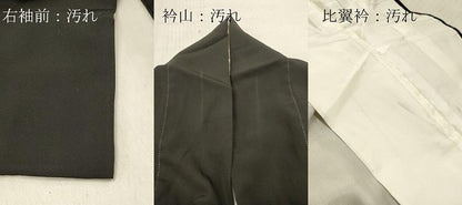 平和屋着物■豪華黒留袖　作家物　駒刺繍　飛鶴松文　金彩　鈴乃屋扱い　正絹　逸品　DABF6039zy