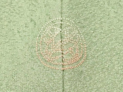 平和屋着物■中国三大刺繍　相良刺繍　訪問着　絞り　七宝草花文　大丸扱い　正絹　逸品　DABF6050zy