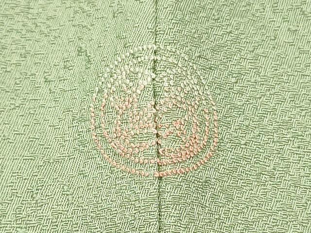 平和屋着物■中国三大刺繍　相良刺繍　訪問着　絞り　七宝草花文　大丸扱い　正絹　逸品　DABF6050zy