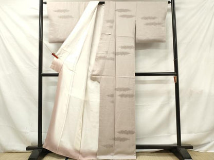 平和屋着物■上質な小紋　霞文　暈し染め　正絹　逸品　DABF6058zy