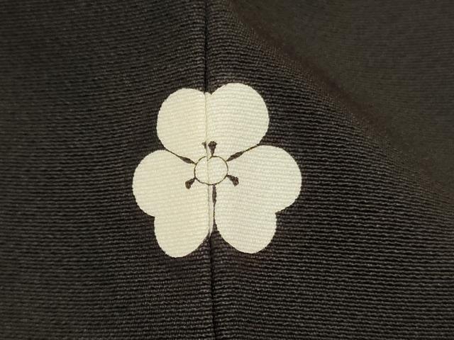 平和屋着物■豪華黒留袖　駒刺繍　飛鶴草花丸文　金彩　正絹　逸品　DABF6061zy