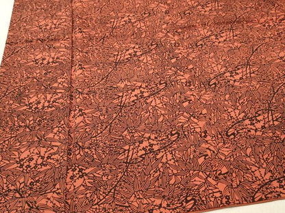 平和屋着物■上質な小紋　型染め　笹　枝梅文　正絹　逸品　DABF6064zy