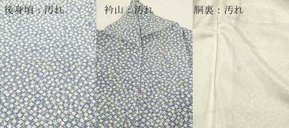 平和屋着物■上質な小紋　舞花文　正絹　逸品　DABF6066zy