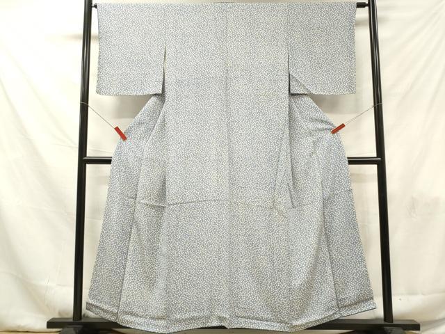 平和屋着物■上質な小紋　舞花文　正絹　逸品　DABF6066zy