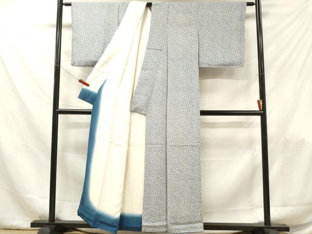 平和屋着物■上質な小紋　舞花文　正絹　逸品　DABF6066zy