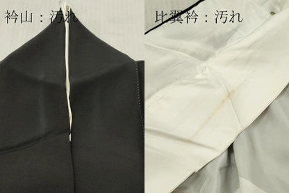 平和屋着物■豪華黒留袖　作家物　手描き　風景文　暈し染め　正絹　逸品　DABF6076zy