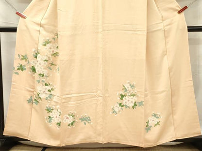 平和屋着物■訪問着　枝桜　正絹　逸品　DABF6083zy