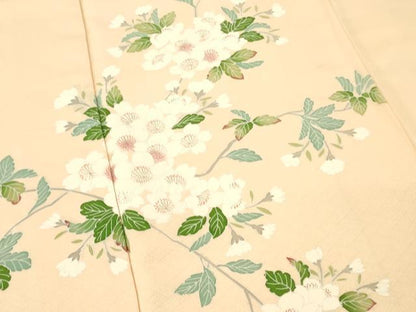 平和屋着物■訪問着　枝桜　正絹　逸品　DABF6083zy