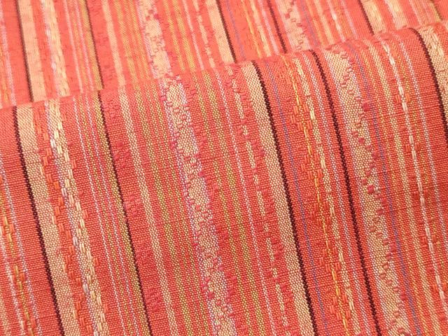 平和屋着物■上質な紬　間道　正絹　逸品　DABF6090zy