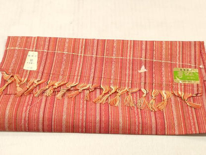 平和屋着物■上質な紬　間道　正絹　逸品　DABF6090zy