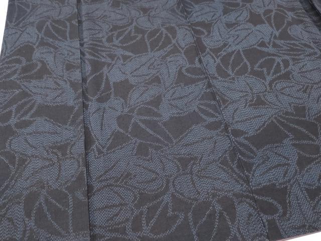 平和屋着物■上質な紬　草葉文　さが美扱い　正絹　逸品　DABF6096zy