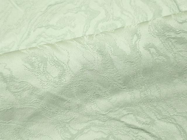 平和屋着物■上質な色無地　霞地紋　白藍色　正絹　逸品　DABF6114zy