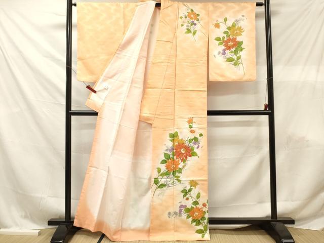 平和屋着物■訪問着 花鳥文 暈し染め 金彩 洗える着物 DABF6131zy