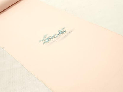 平和屋着物▼付下げ　反物　着尺　人物風景文　暈し染め　逸品　未使用　DABF6195zy