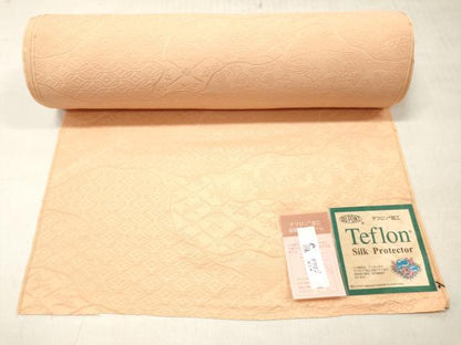 平和屋着物▼付下げ　解き反物　着尺　手描き　枝花文　暈し染め　八掛付き　逸品　DABF6377zy