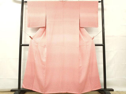平和屋着物■訪問着　芝尽くし　暈し染め　正絹　逸品　DABF6443zy