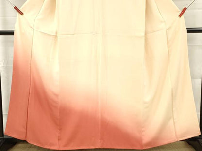 平和屋着物■訪問着　霞文　暈し染め　正絹　逸品　DABF6451zy