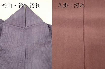 平和屋着物■上質な紬　霞文　正絹　逸品　DABF6460zy