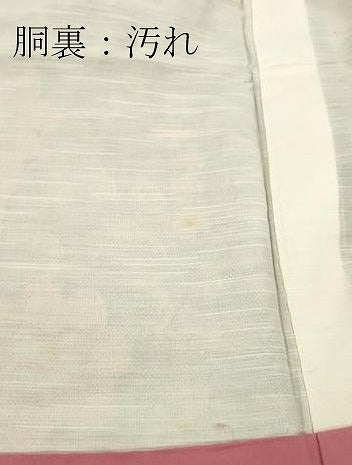 平和屋着物■上質な紬　草花文　正絹　逸品　DABF6484zy