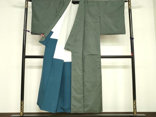 平和屋着物■本場大島紬　80亀甲　総詰め　正絹　逸品　DABF6492zy