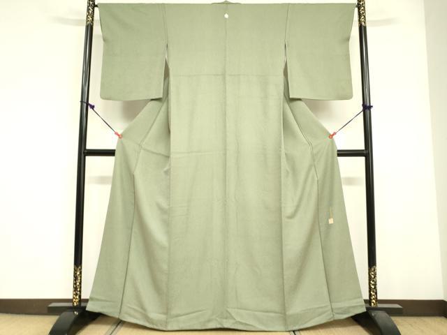 平和屋着物■江戸小紋　作家物　鮫小紋柄　反端付き　正絹　逸品　DABF6510zy