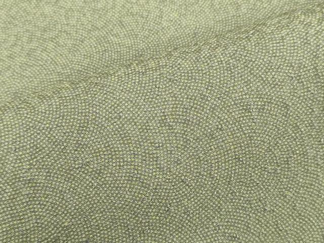 平和屋着物■江戸小紋　作家物　鮫小紋柄　反端付き　正絹　逸品　DABF6510zy