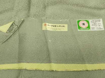 平和屋着物■江戸小紋　作家物　鮫小紋柄　反端付き　正絹　逸品　DABF6510zy