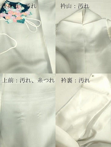 平和屋着物■訪問着　色紙重ね花文　暈し染め　正絹　逸品　DABF6511zy