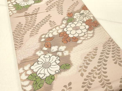 平和屋着物◎西陣　六通柄袋帯　辻が花　正絹　逸品　DABF6677qp