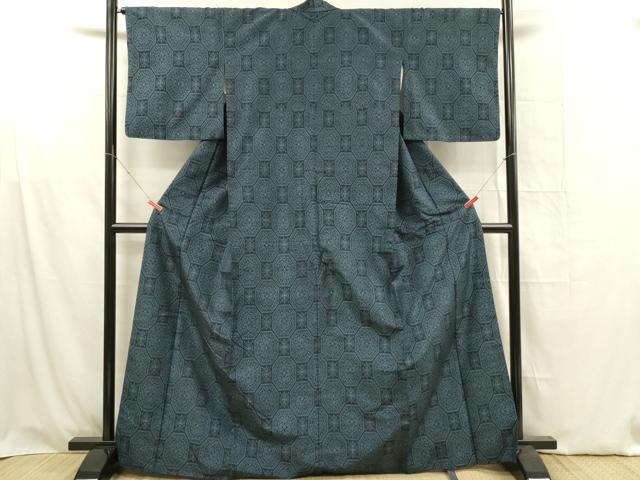 平和屋着物■上質な紬 蜀江花文 ますいわ屋扱い 正絹 逸品 DABF6802qp